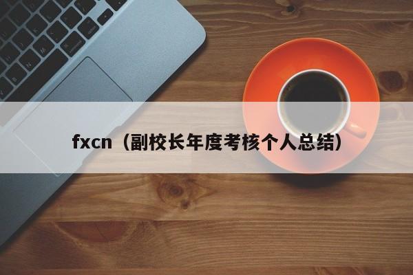 fxcn（副校长年度考核个人总结）