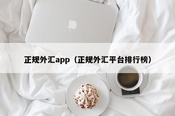 正规外汇app（正规外汇平台排行榜）